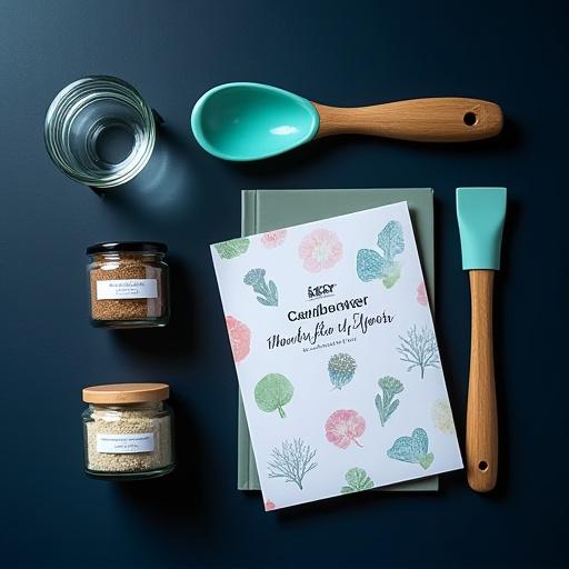 Contents of the sourdough starter kit